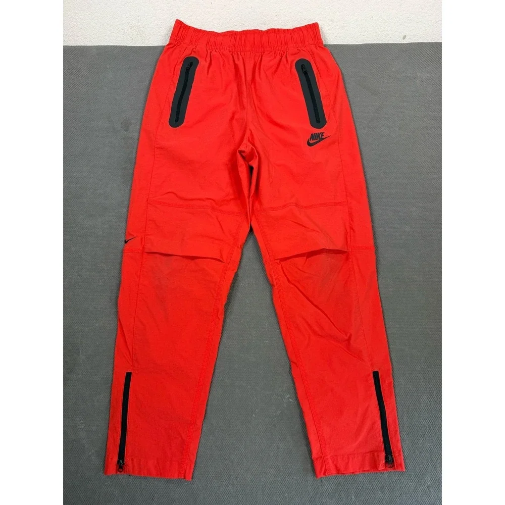 Nike Sportswear Tech Essentials Woven Lined Pants Red HQ8921-696 Mens Large